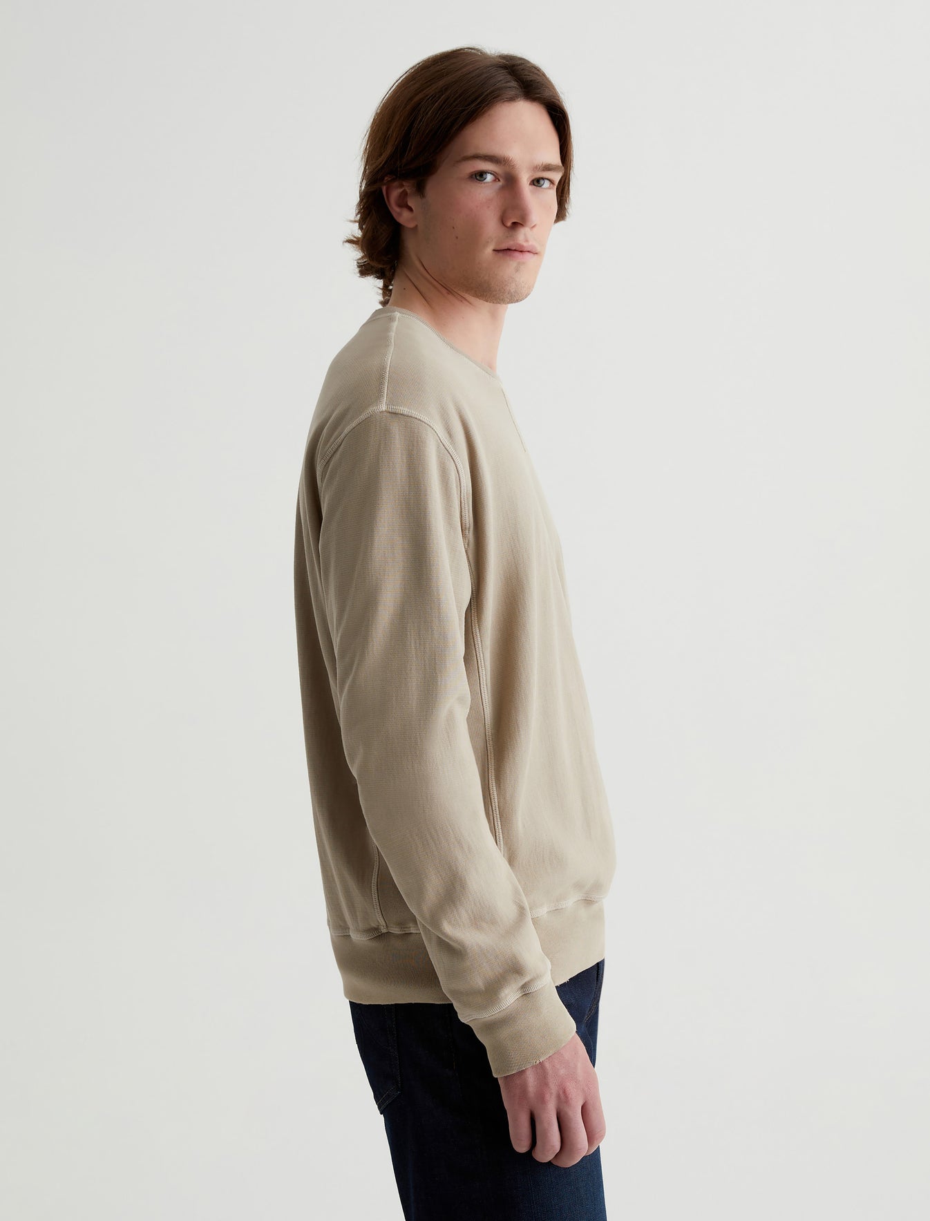 Arc Panelled Sweatshirt|AG-ed Relaxed Crew Neck Panelled